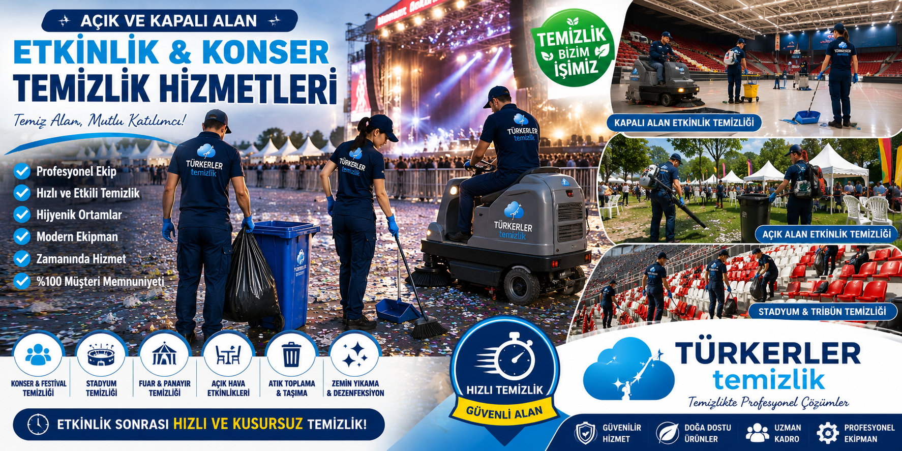 Etkinlik Alanı Temizliği 